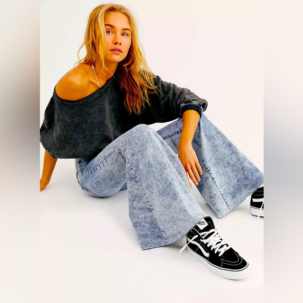Free People Acid Wash Float on Flares